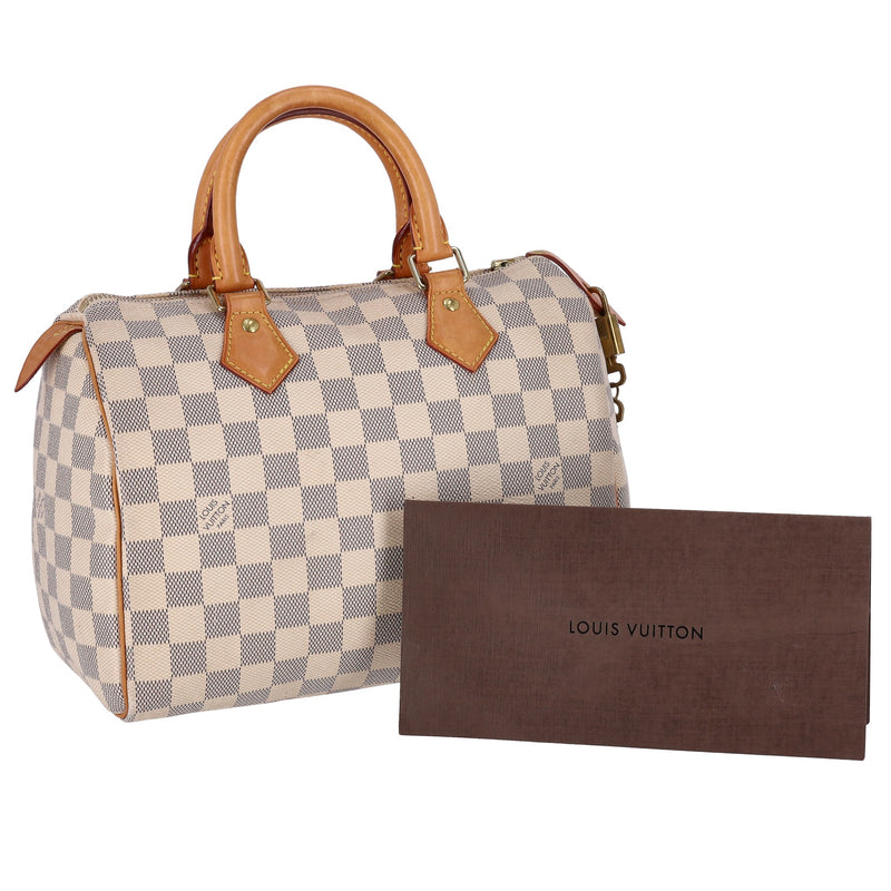 Louis Vuitton Damier Azur Speed 25 Handbag