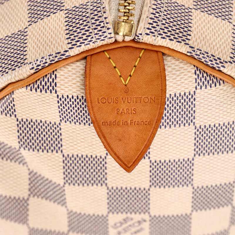 Louis Vuitton Damier Azur Speed 25 Handbag