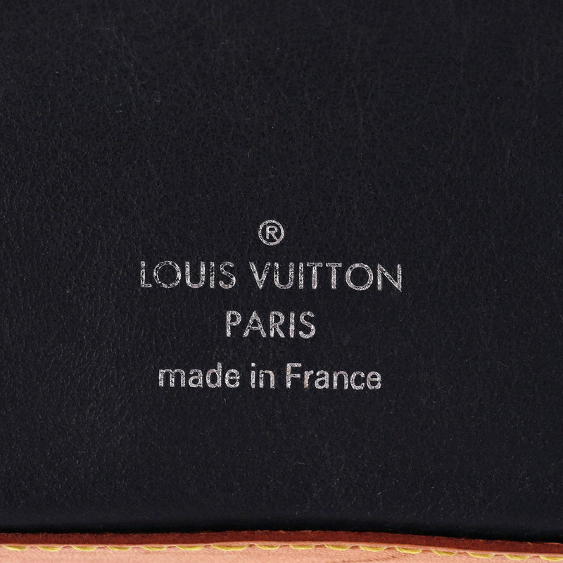 Louis Vuitton 'LV' Monogram Pencil Case With Logo Charm