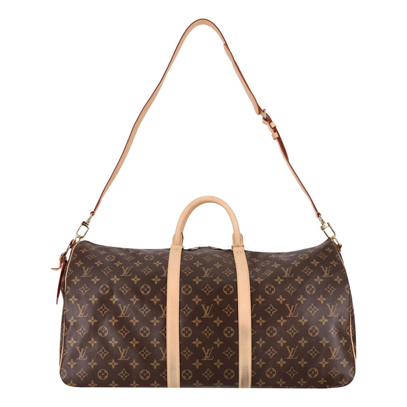 Louis Vuitton Keepall Bandoulière 60 Monogram Coated Canvas Travel Bag