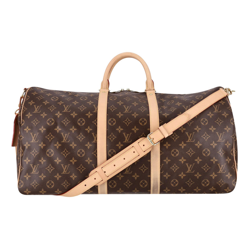 Louis Vuitton Keepall Bandoulière 60 Monogram Coated Canvas Travel Bag