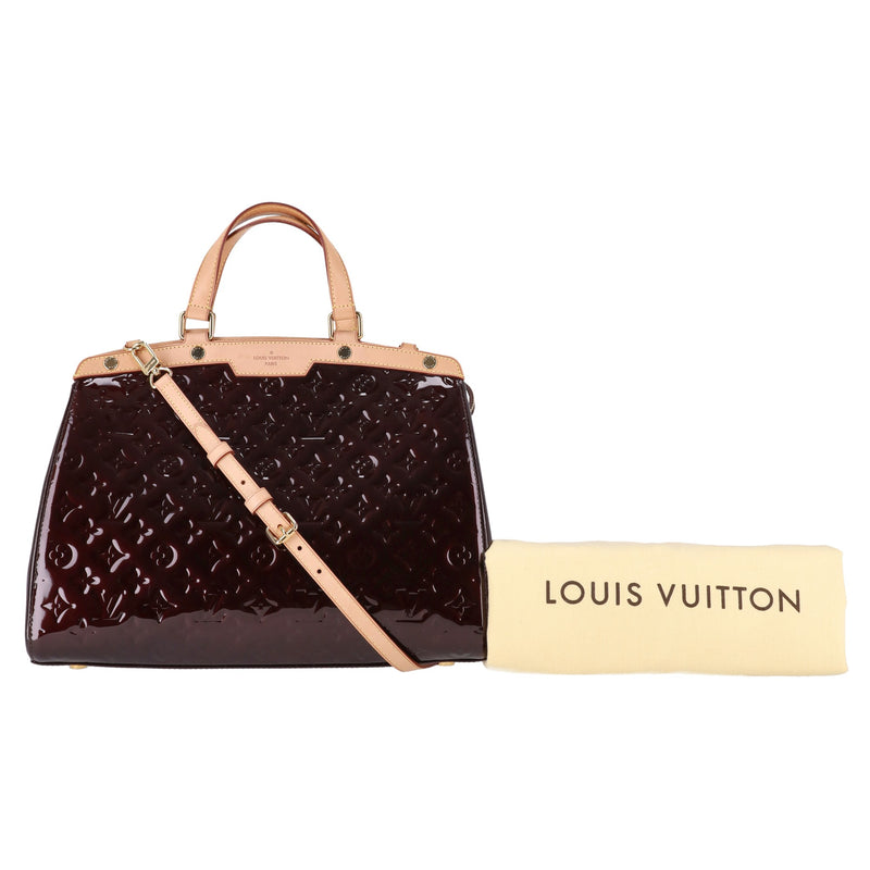 Louis Vuitton Monogram Vernis Patent Leather GM Brea Bag