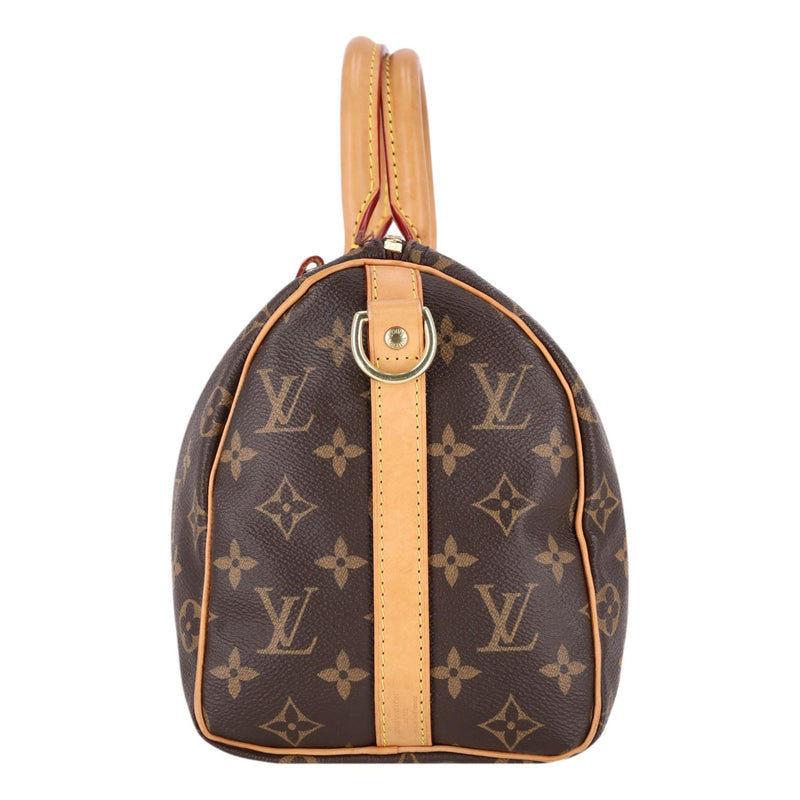 Louis Vuitton Monogram Speedy 25 Coated Canvas Handbag