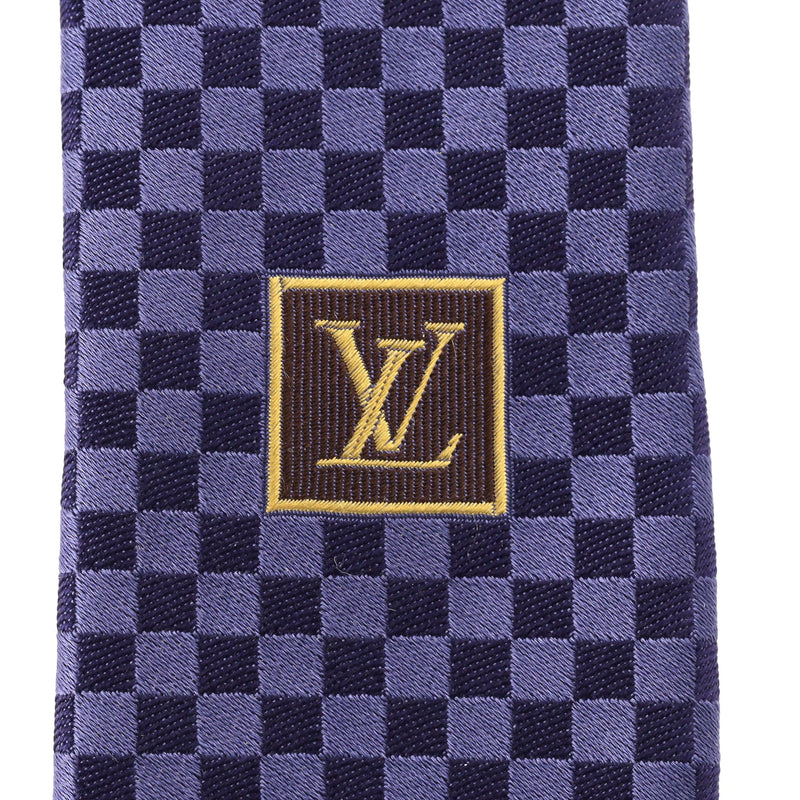 Louis Vuitton Silk Checkered Tie