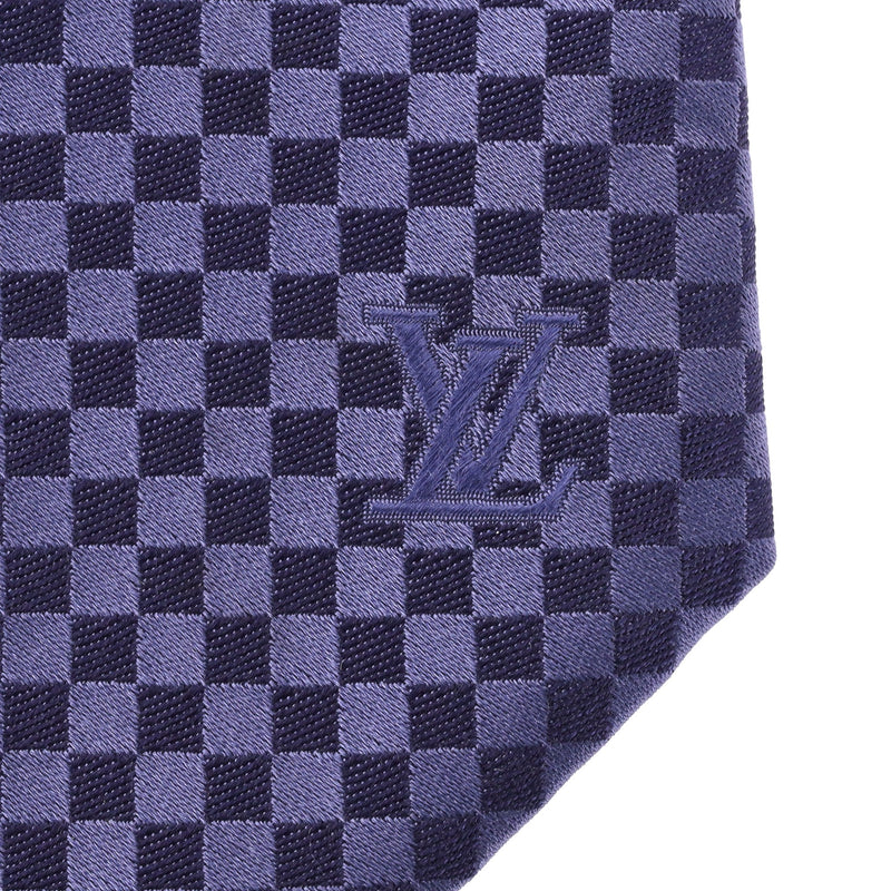 Louis Vuitton Silk Checkered Tie