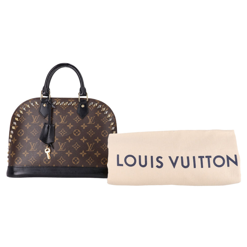 Louis Vuitton Cruise Runway Monogram Macassar Studded Alma Bag