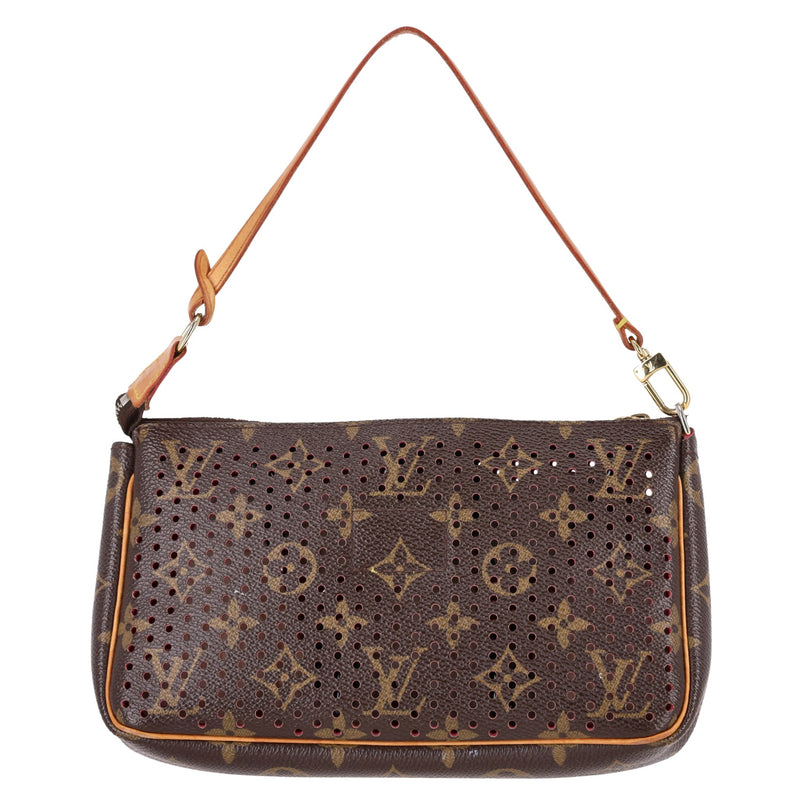 Louis Vuitton Ltd Edition Monogram Perforated Coated Canvas Pochette Bag