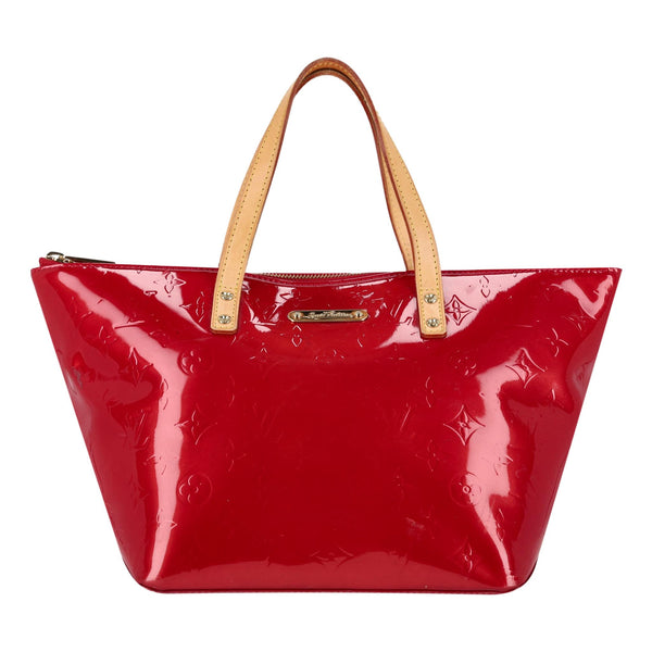 Louis Vuitton Vernis Patent Leather Bellevue Monogram Embossed Tote Bag