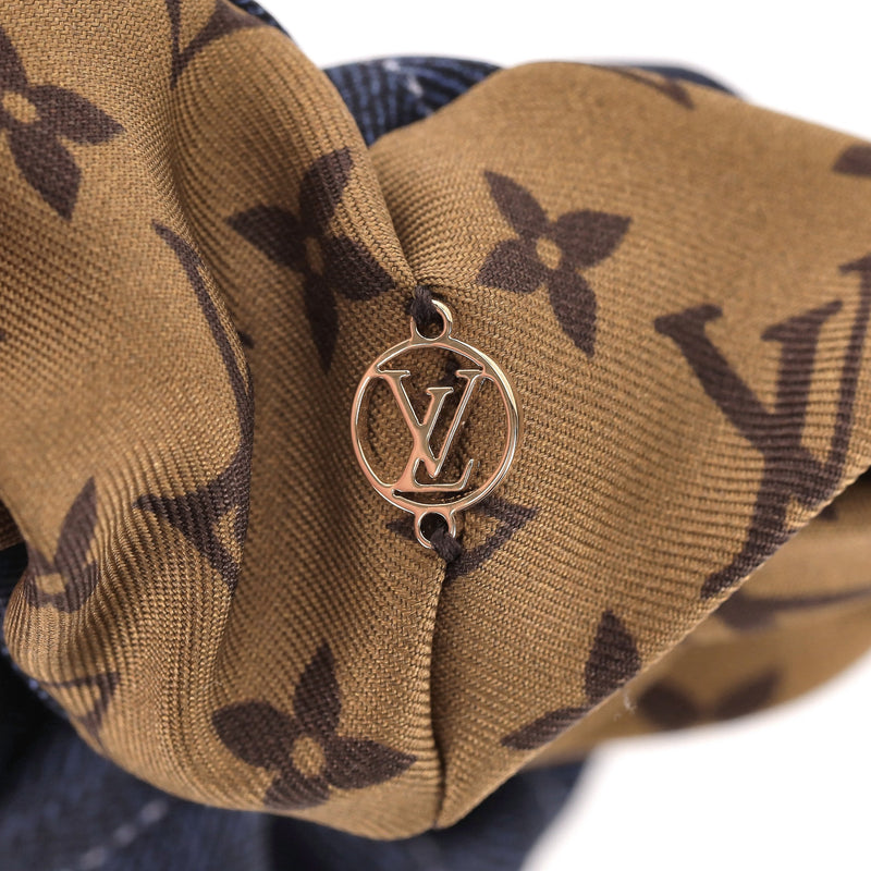 Louis Vuitton Silk Be Mindful Chouchou Monogram Scrunchie