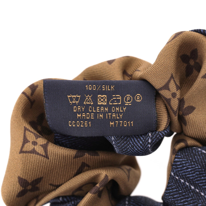 Louis Vuitton Silk Be Mindful Chouchou Monogram Scrunchie