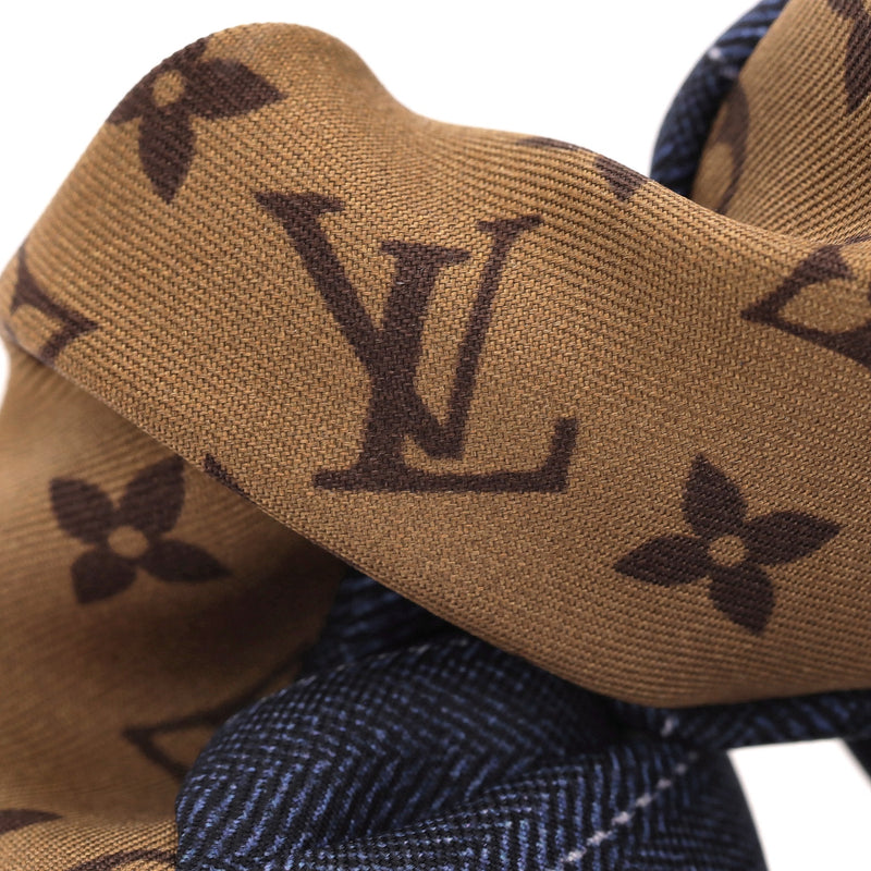 Louis Vuitton Silk Be Mindful Chouchou Monogram Scrunchie