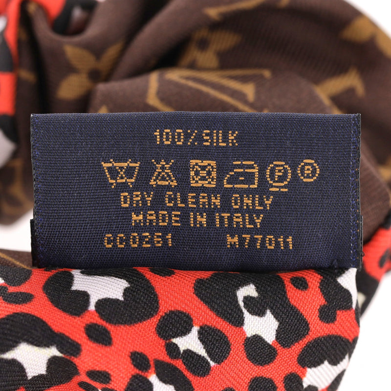 Louis Vuitton Silk Be Mindful Chouchou Monogram Scrunchie