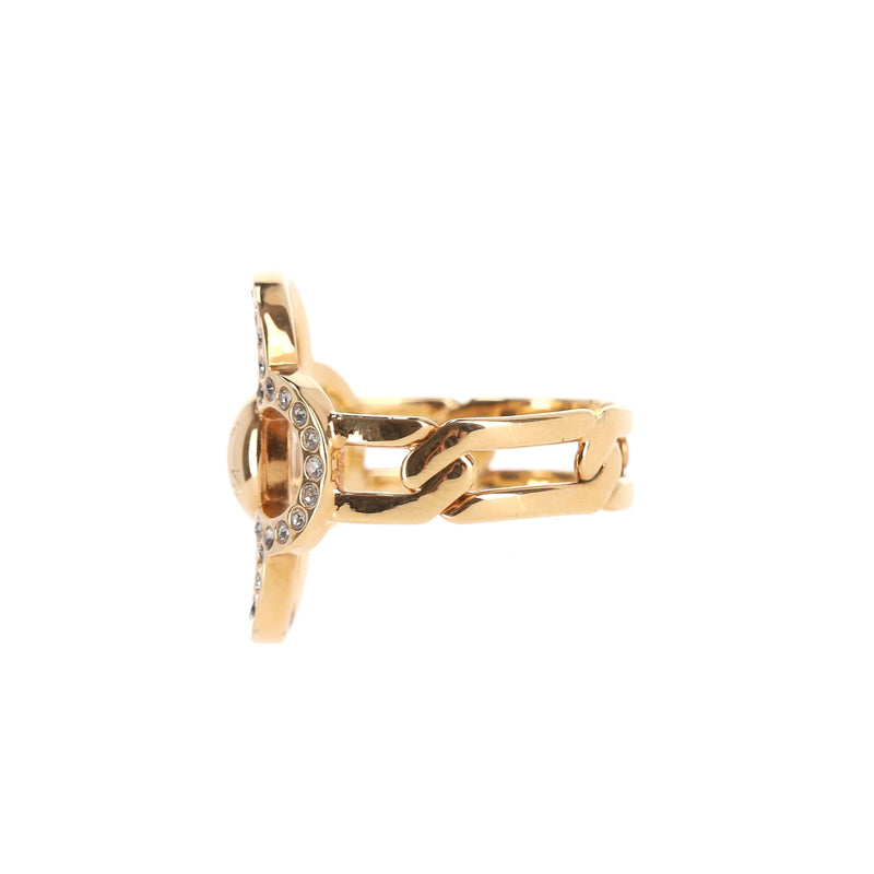 Louis Vuitton Monogram Flower Power Crystal Ring