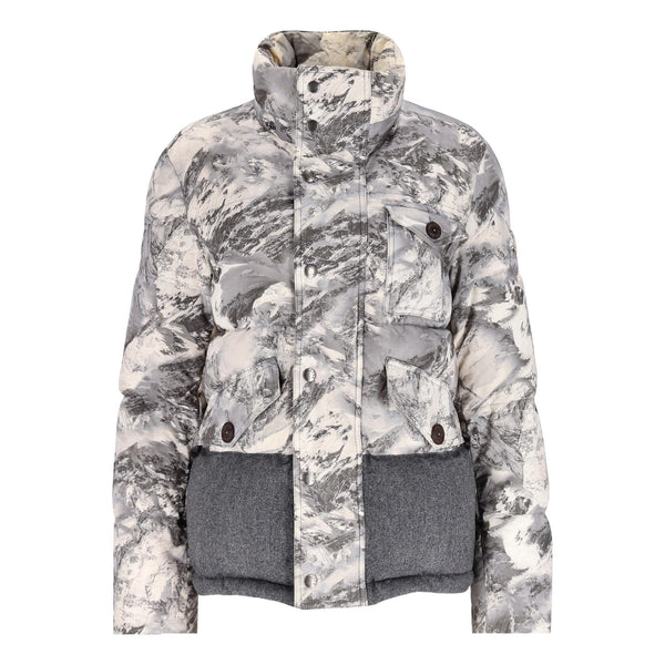 Moncler printed jacket online