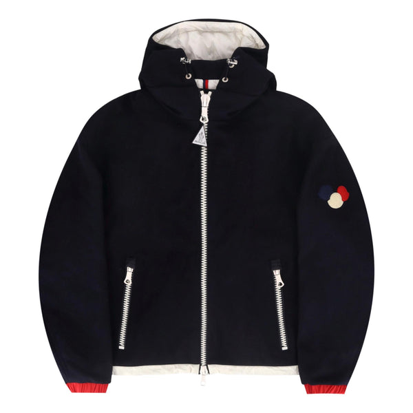 Moncler Armentieres Virgin Wool Hooded Down Jacket. Size 2US