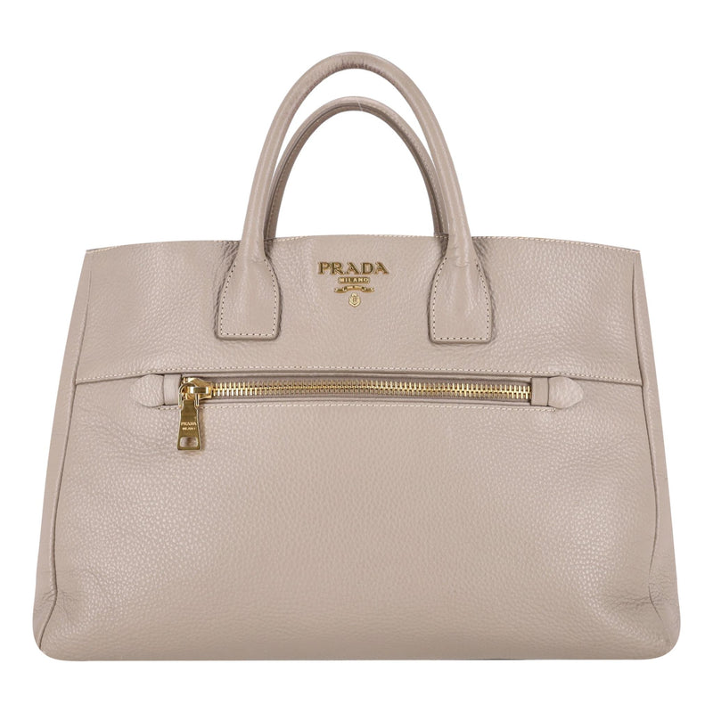 Prada Vitello Daino Leather Handbag