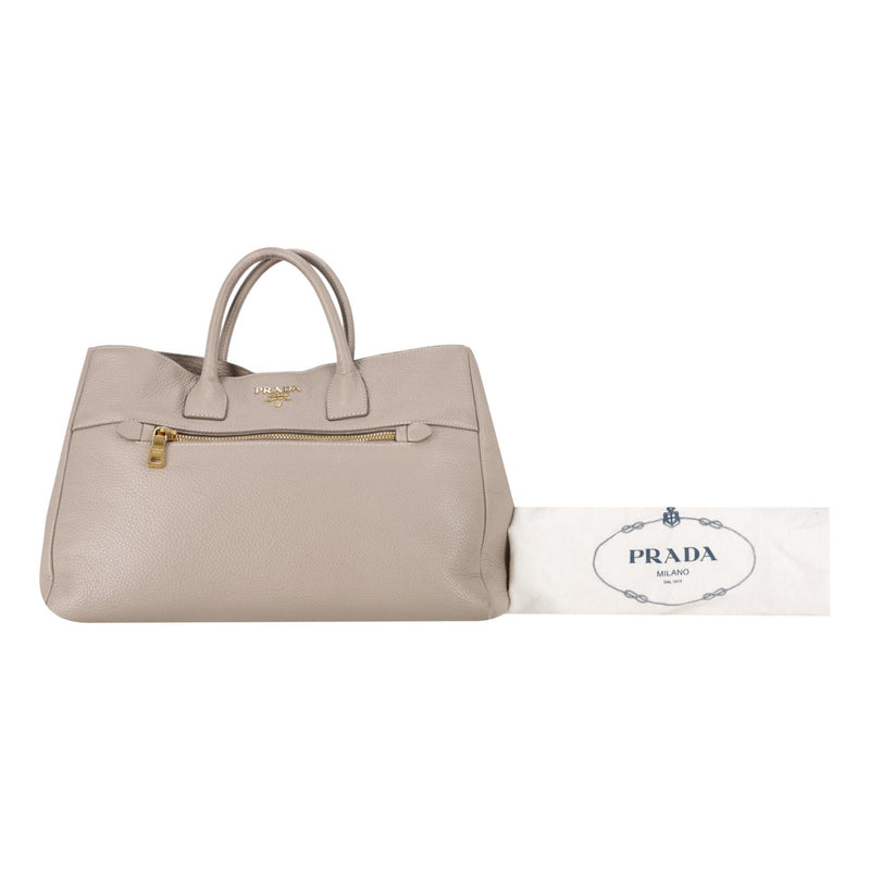 Prada Vitello Daino Leather Handbag