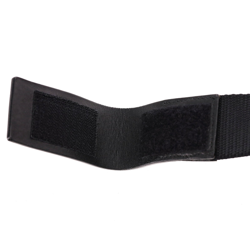 Prada Nylon Logo Belt With Leather Buckle