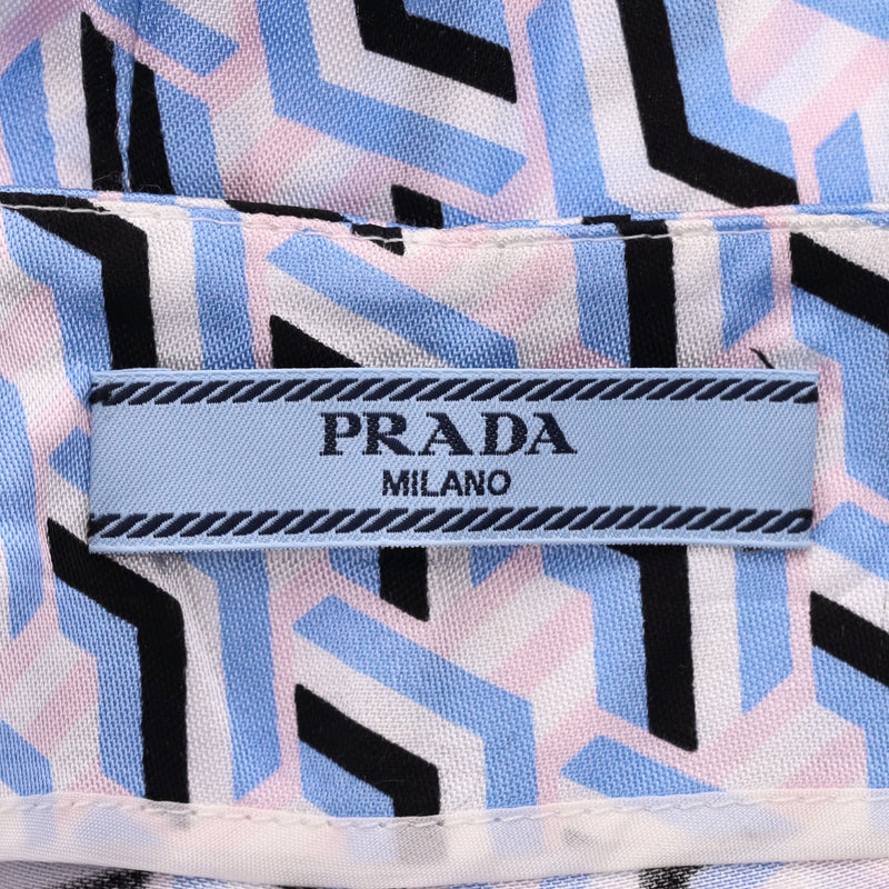 Prada Straight-Leg Geometric Print Trousers. Size 38IT