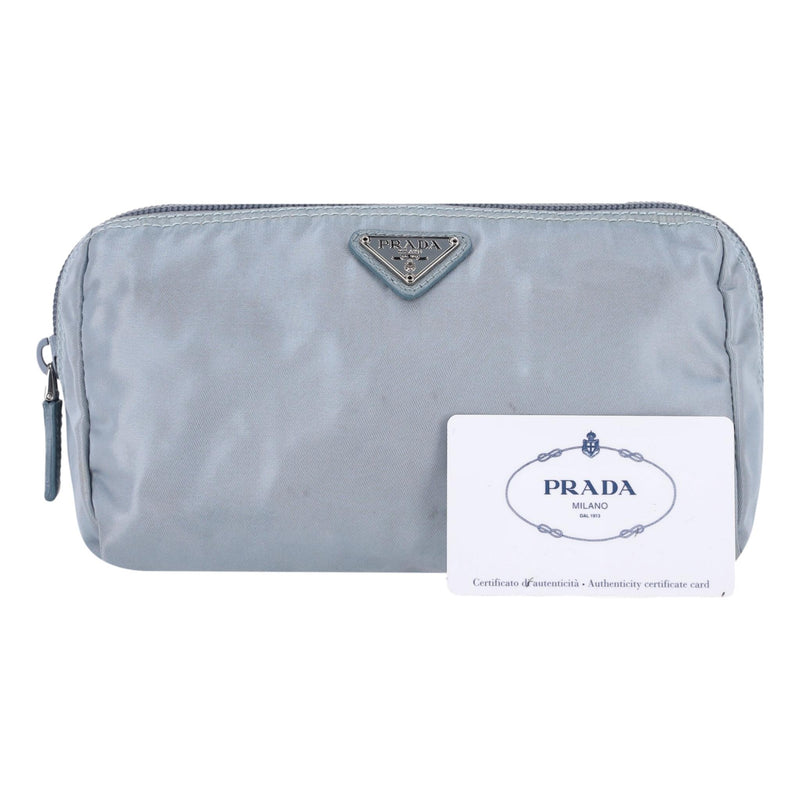 Prada Nylon Logo Cosmetic Pouch