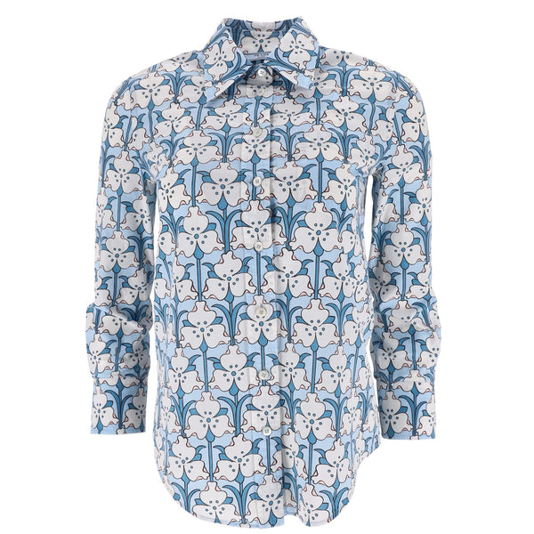 Prada Silk Floral Shirt. Size S