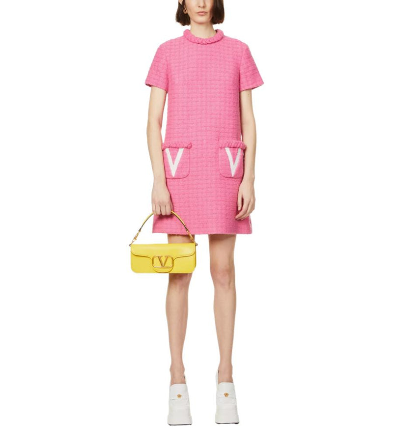 Valentino Garavani 'V' Logo Loco Shoulder Bag