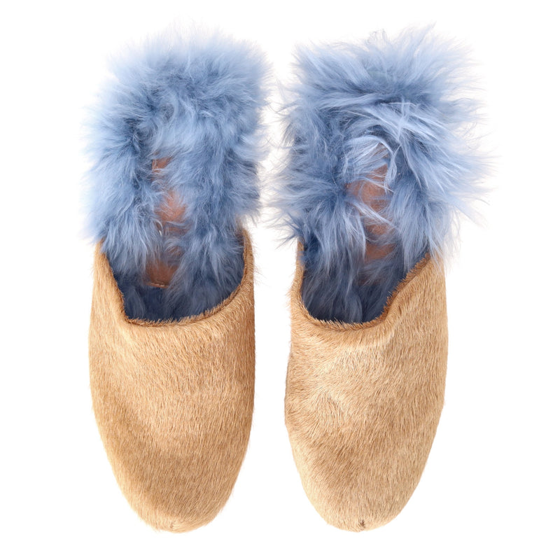 Rachel Comey Cow Hair & Alpaca Fur Clogs. Size 40.5