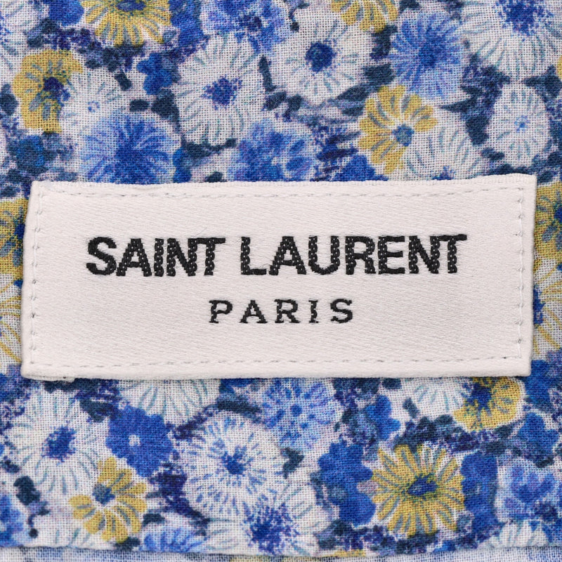 Saint Laurent Floral Cotton Shirt. Size 36FR