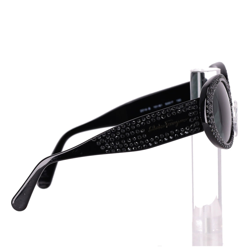 Salvatore Ferragamo Crystal Frames Sunglasses