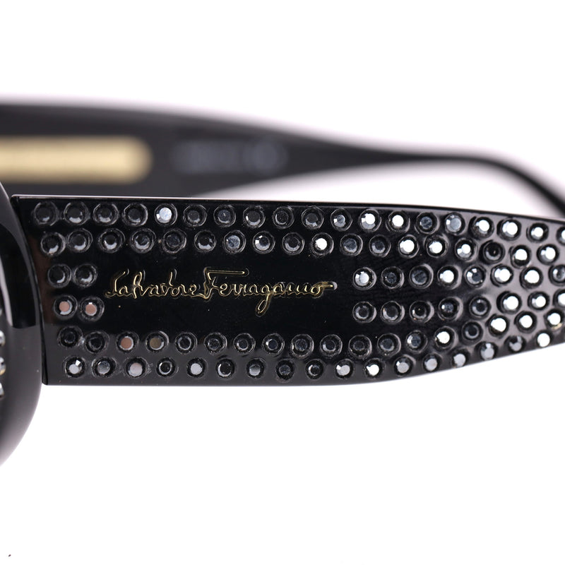 Salvatore Ferragamo Crystal Frames Sunglasses