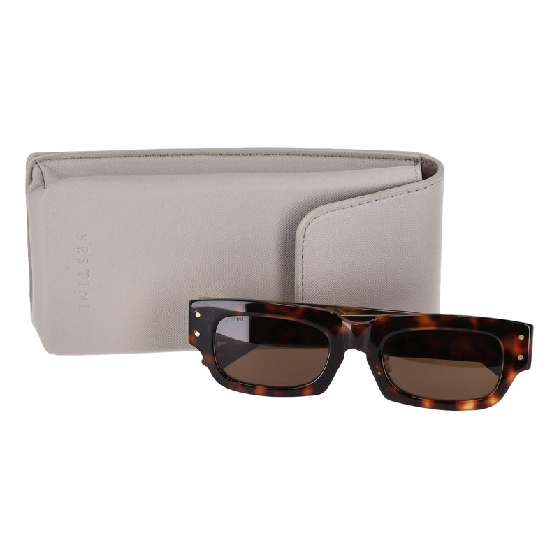 Sestini Tortoiseshell Square Sunglasses