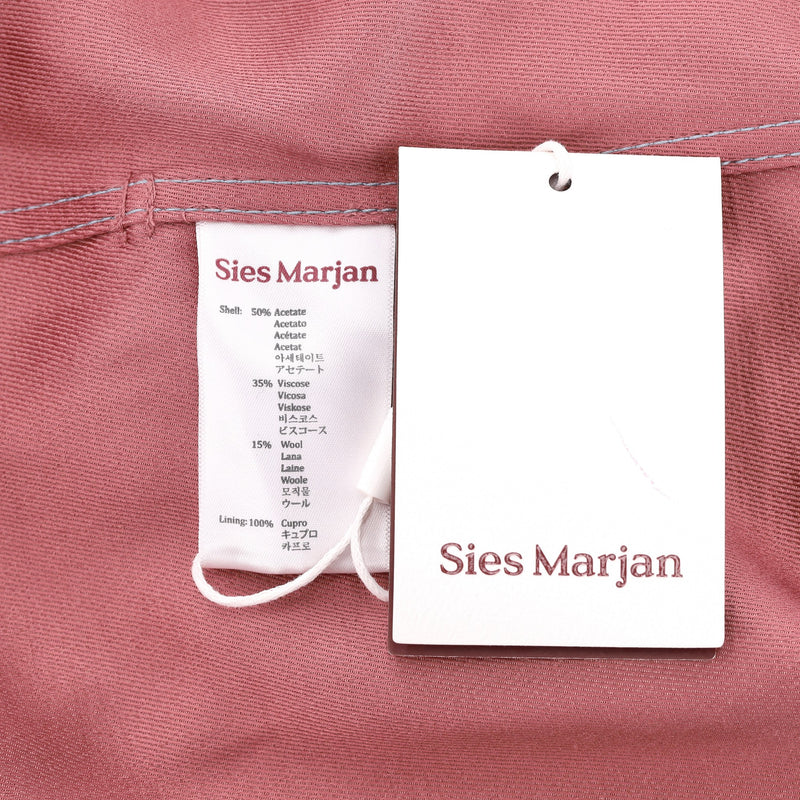 Sies Marjan Satin-Twill Trench Coat. Size XS