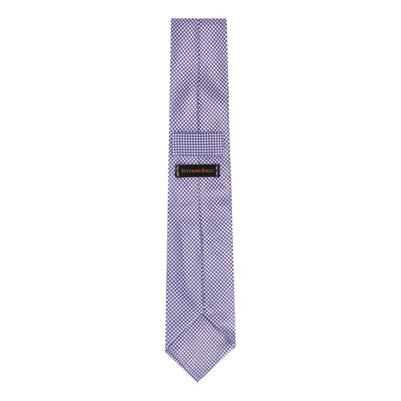 Stefano Ricci Printed Silk Tie With Swarovski Crystals