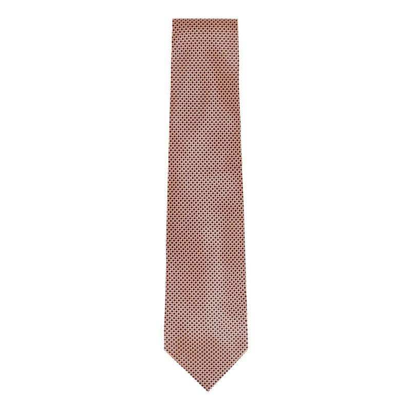 Stefano Ricci Printed Silk Tie With Swarovski Crystals