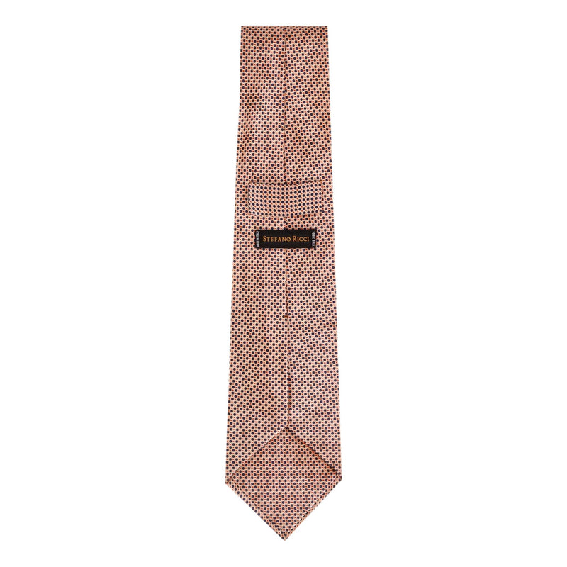 Stefano Ricci Printed Silk Tie With Swarovski Crystals