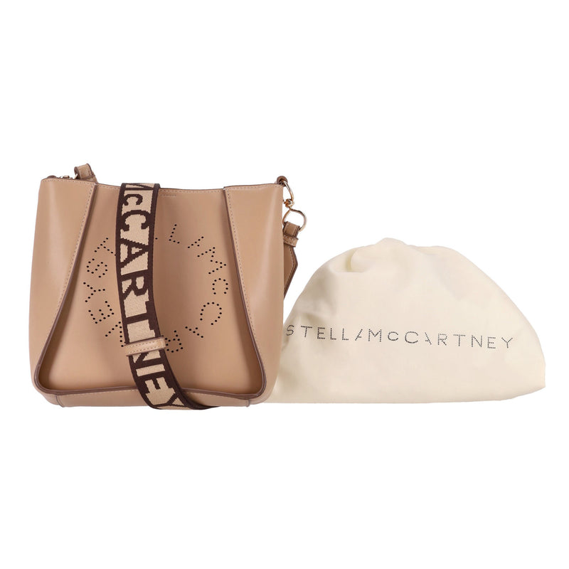 Stella McCartney Vegan Leather Logo Shoulder/Crossbody Bag