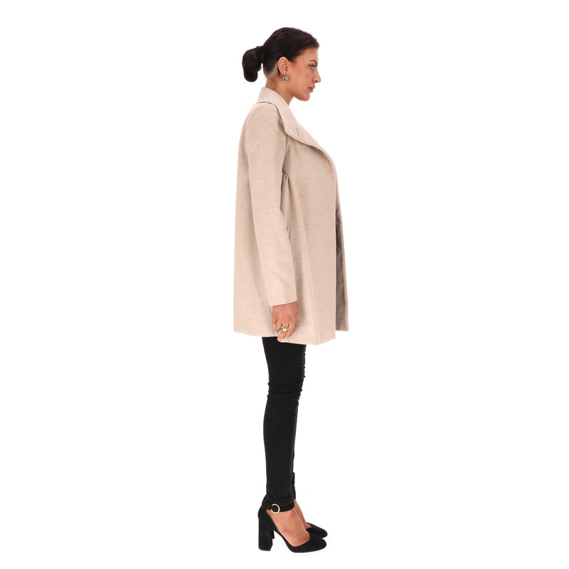 Stella McCartney Cashmere & Wool A-Line Coat. Size 38IT