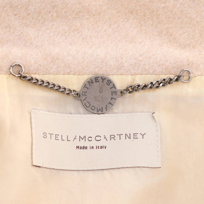 Stella McCartney Cashmere & Wool A-Line Coat. Size 38IT