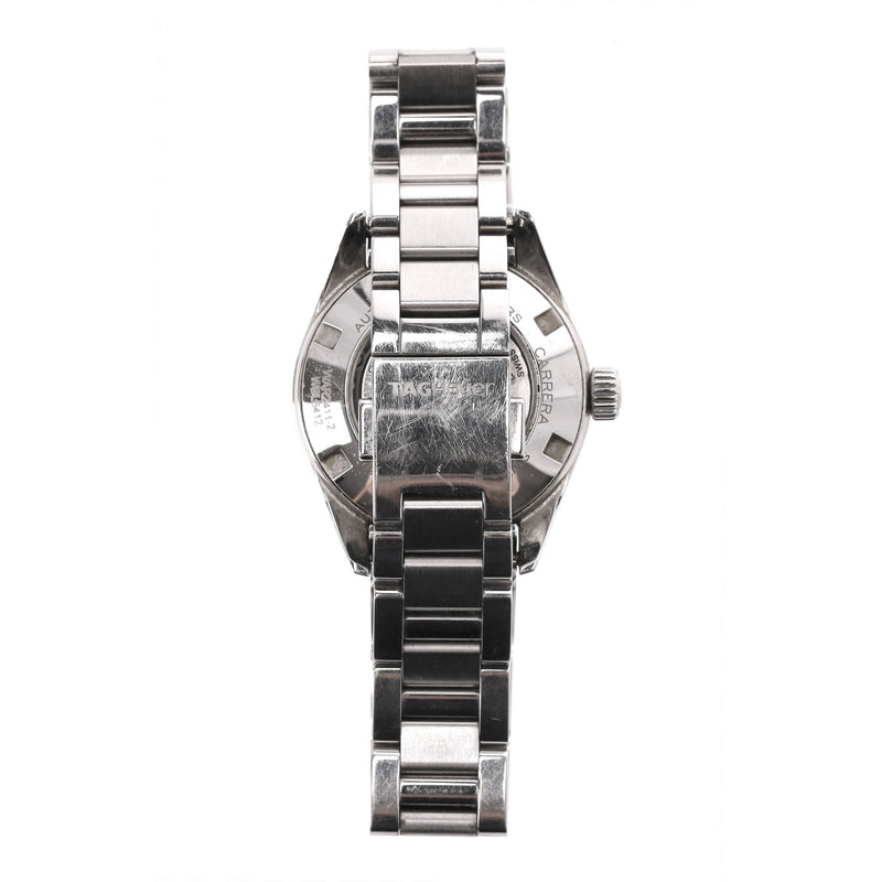 Tag Heuer Carrera Date Steel Watch With Mother-Of-Pearl Dial