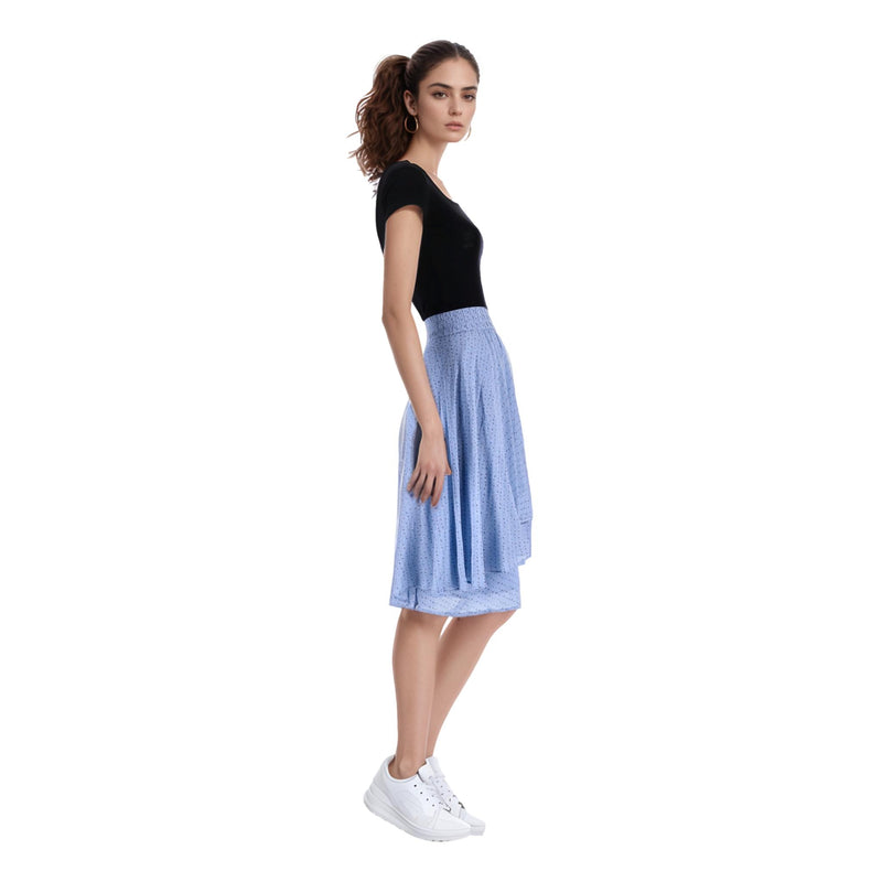 Ganni Asymmetric Ruffled Skirt. Size 42IT