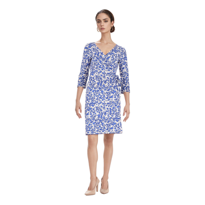 Diane Von Furstenberg Silk Floral Wrap Dress. Size 8UK