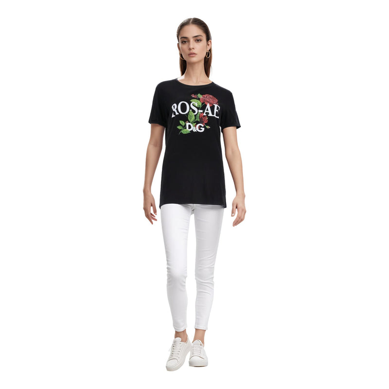 Dolce & Gabbana 'ROS-AE' Cotton T-Shirt. Size M