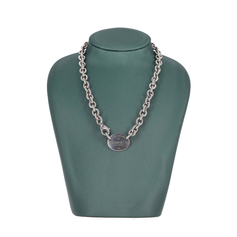 Tiffany & Co. Return To Tiffany Sterling Silver Necklace