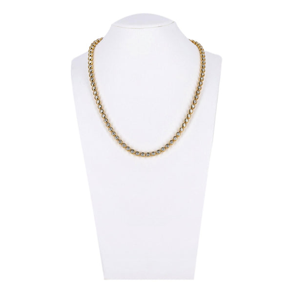 Tiffany & Co Jazz Diamond 5ct Tennis Necklace In 18k Gold