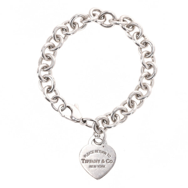 Tiffany & Co Sterling Silver Return To Tiffany Heart Tag Bracelet