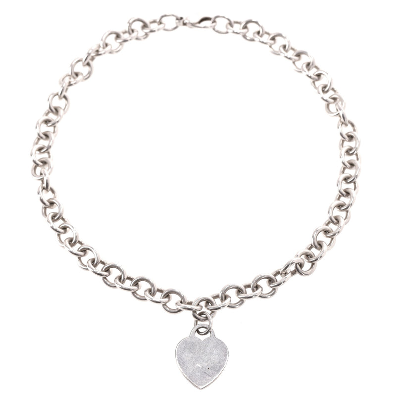 Tiffany & Co. Sterling Silver Heart Pendant Necklace