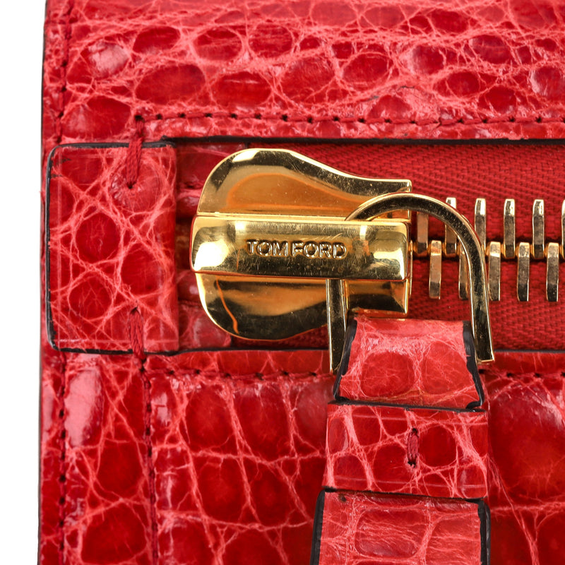 Tom Ford Alligator Skin Clutch Bag