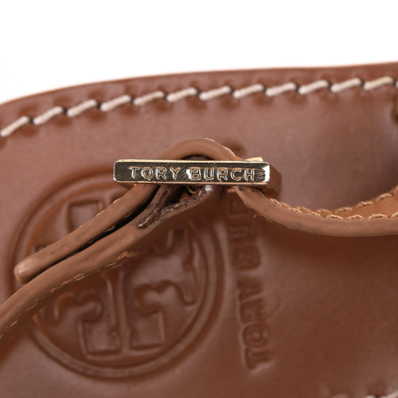 Tory Burch Mini Miller Leather Thong Sandals. Size 37