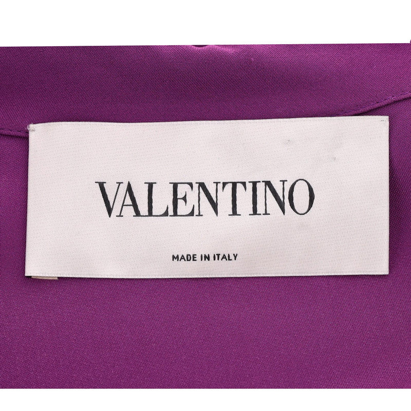 Valentino Belted Crepe Maxi Dress.Size 38IT