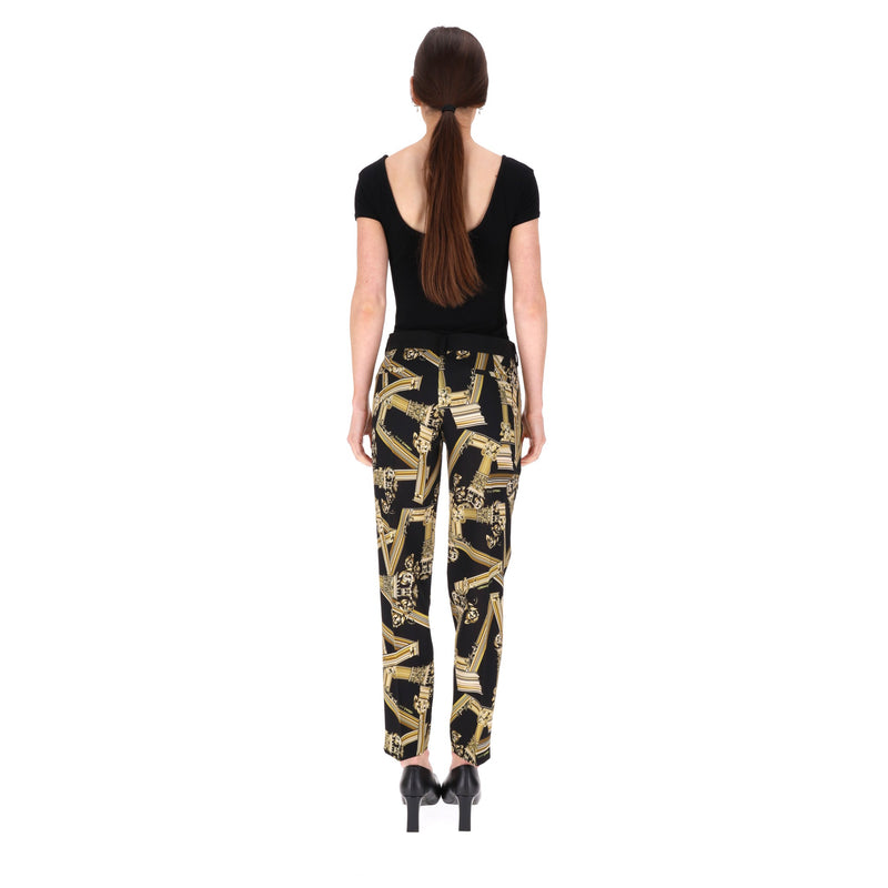 Versace Jeans Greek Architecture Printed Trousers.Size 42IT